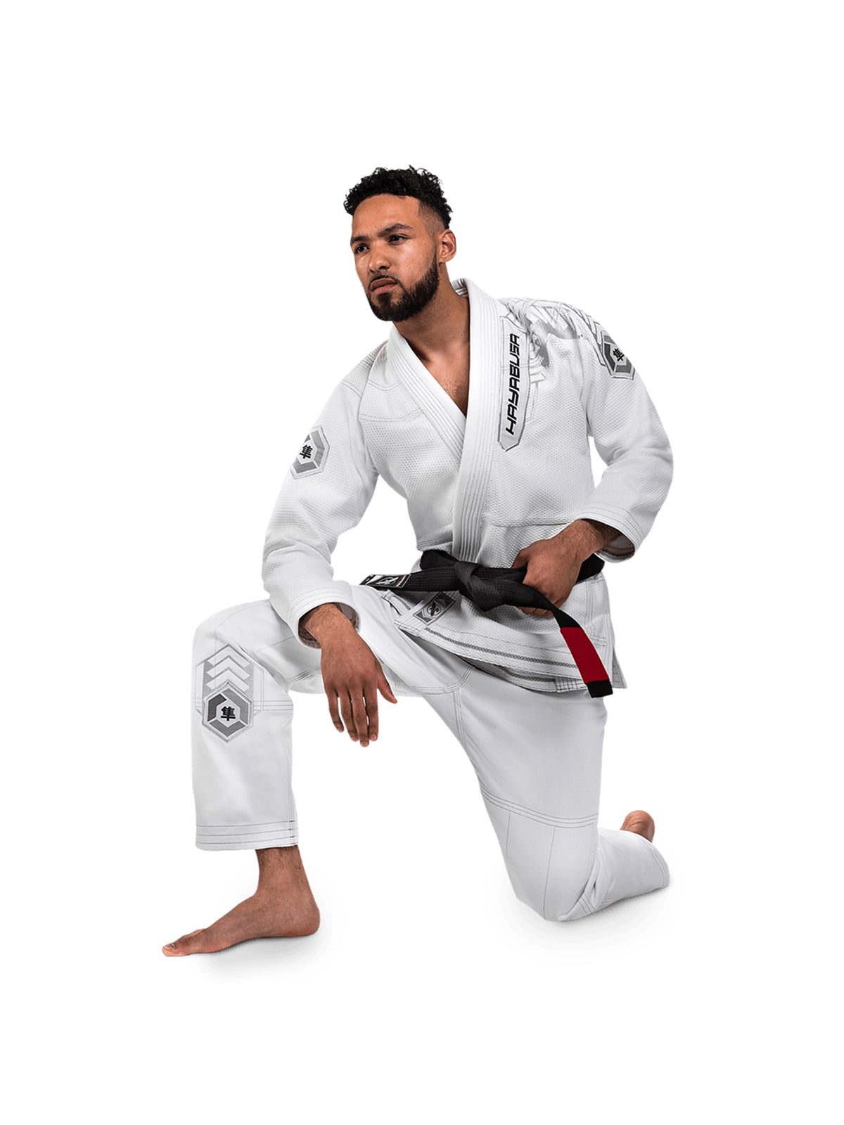 Hayabusa Warrior Gold Weave Jiu-Jitsu Gi, white, image 5