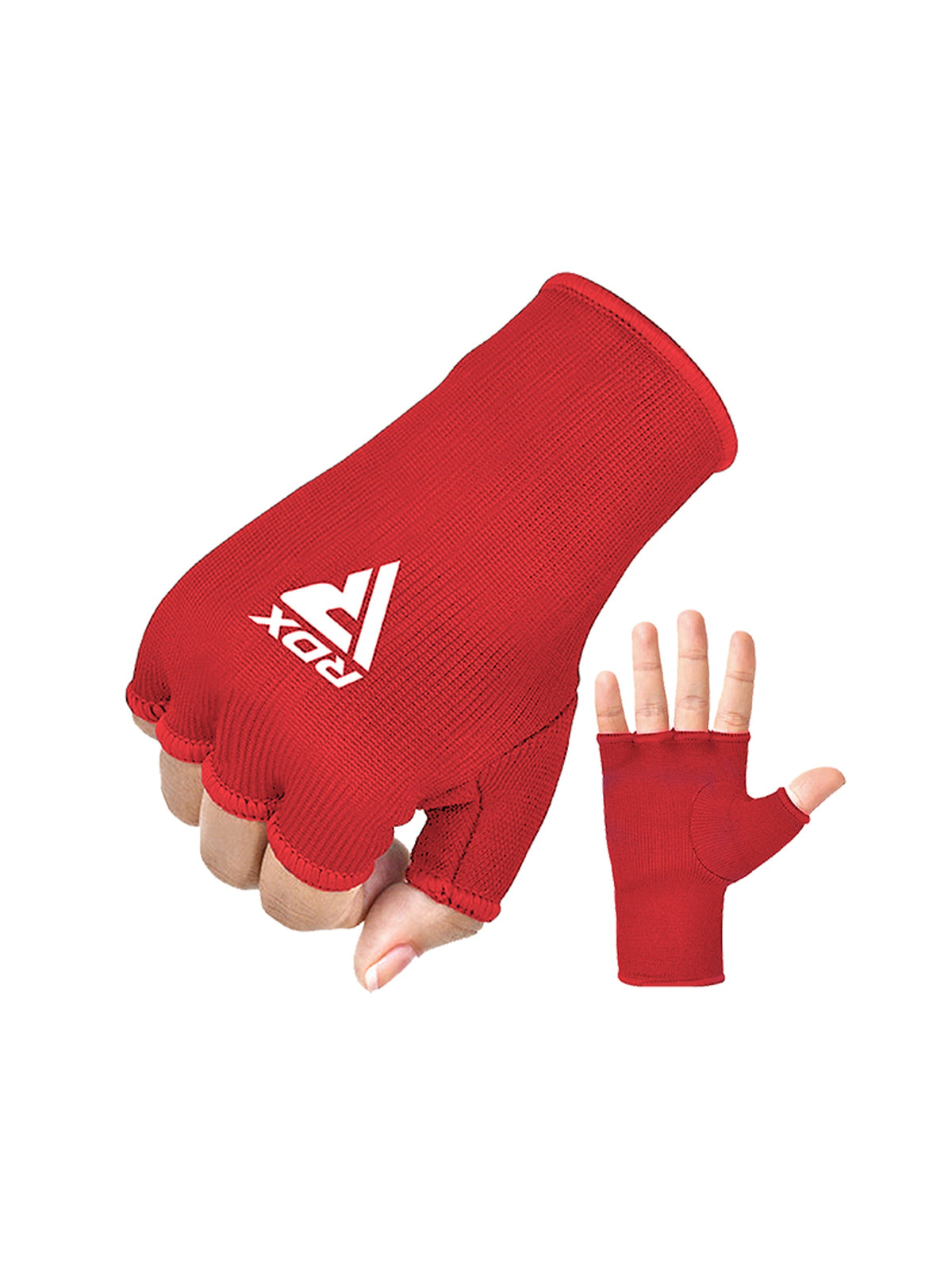 RDX HI Inner Gloves Hand Wraps, red, feature graphic