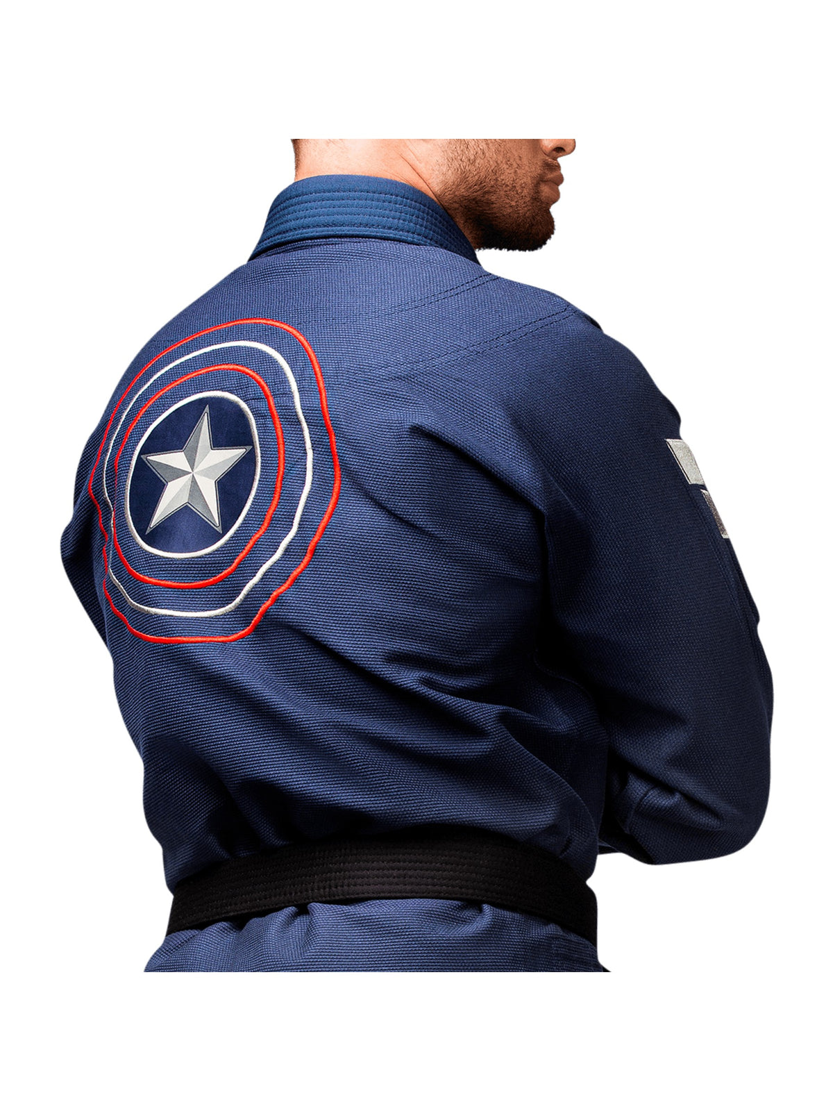 Hayabusa Marvel Captain America BJJ Gi – 3/4 Back