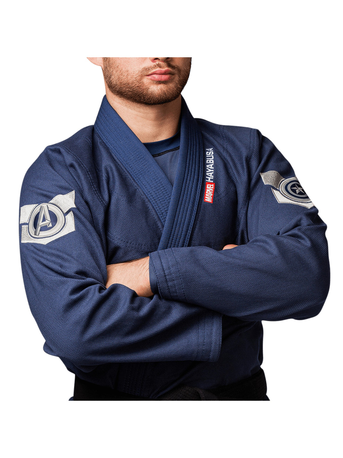 Hayabusa Marvel Captain America BJJ Gi – Embroidery Detail
