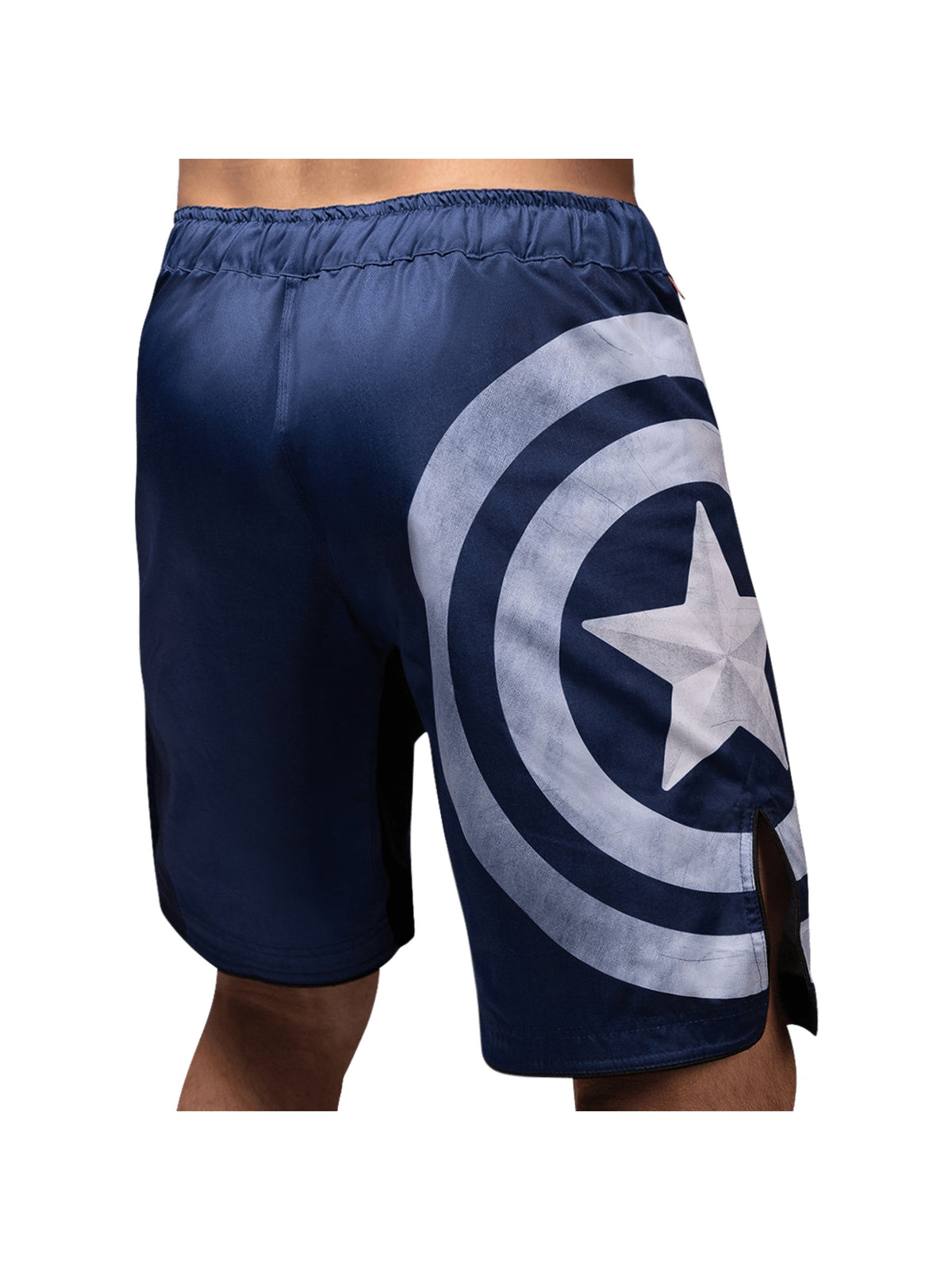 Marvel's Captain America Fight Shorts, blue, image 2