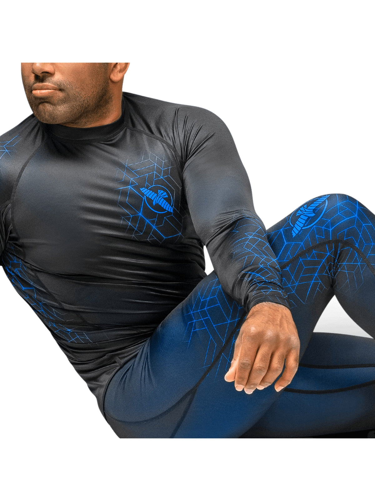 Hayabusa Geo Jiu-Jitsu Spats, blue, image 4