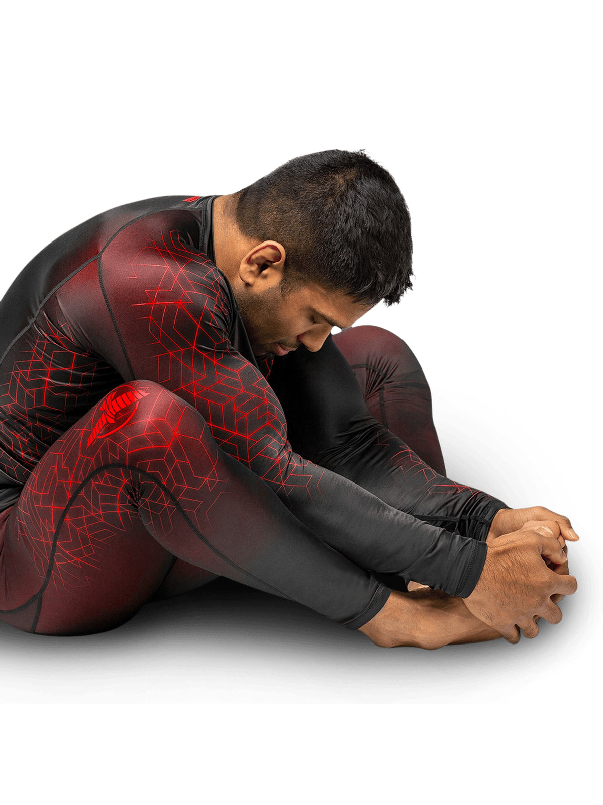 Hayabusa Geo Jiu-Jitsu Spats, red, image 5