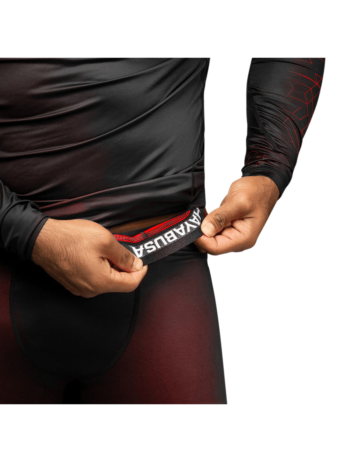 Hayabusa Geo Jiu-Jitsu Spats, red, image 3