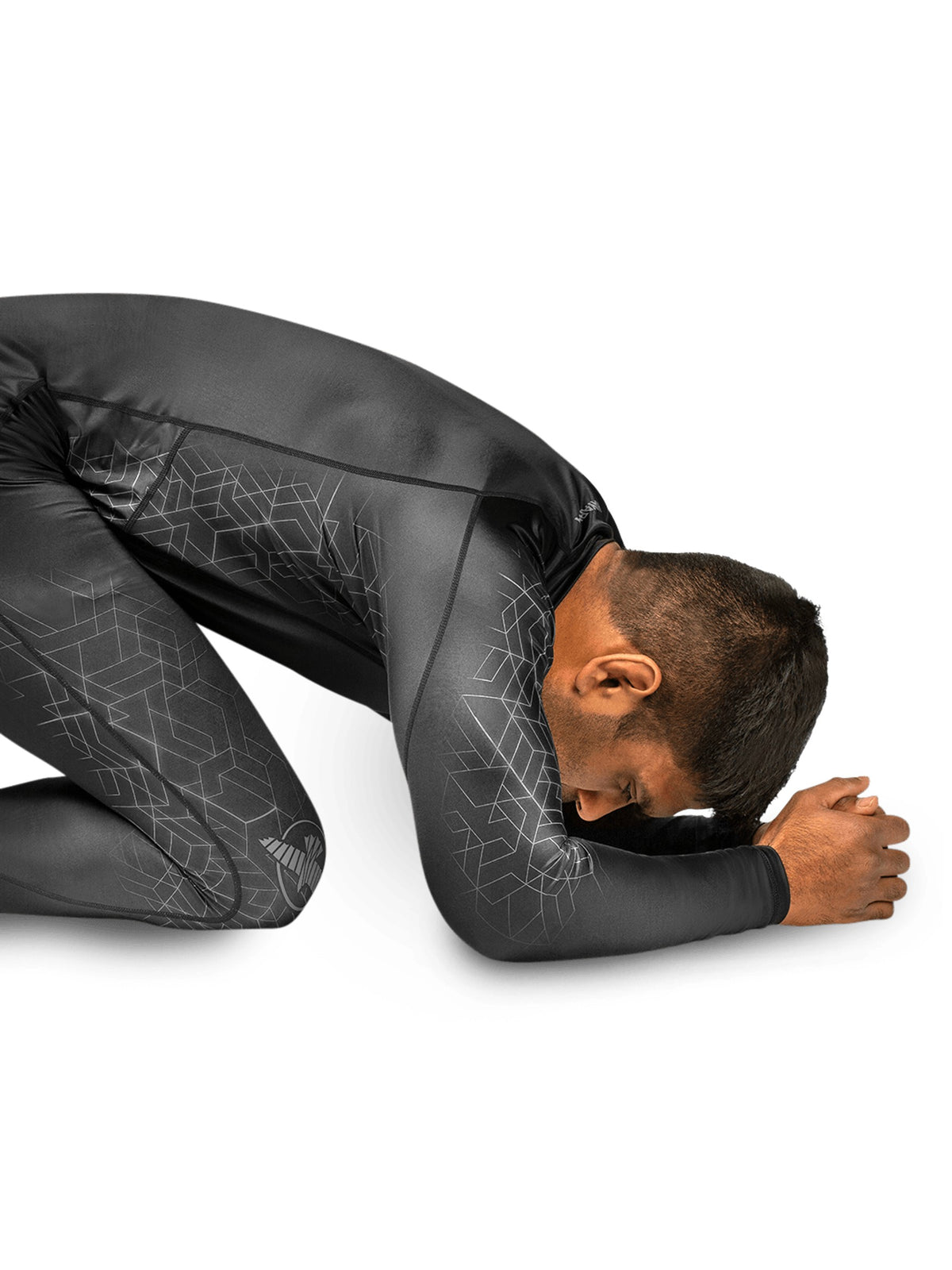 Hayabusa Geo Long Sleeve Rash Guard, grey, image 5