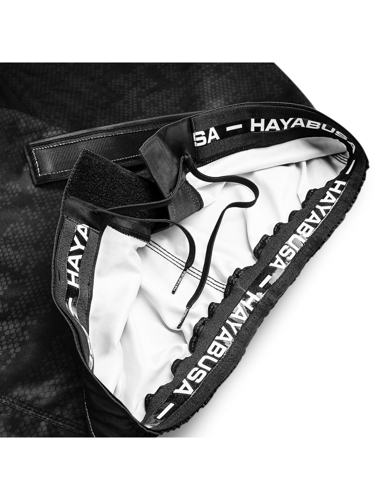 Hayabusa Hexagon Youth Fight Shorts – Inside Detail
