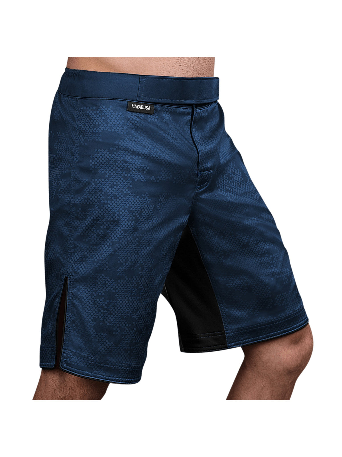 Hayabusa Hexagon MMA Shorts, navy, image 2