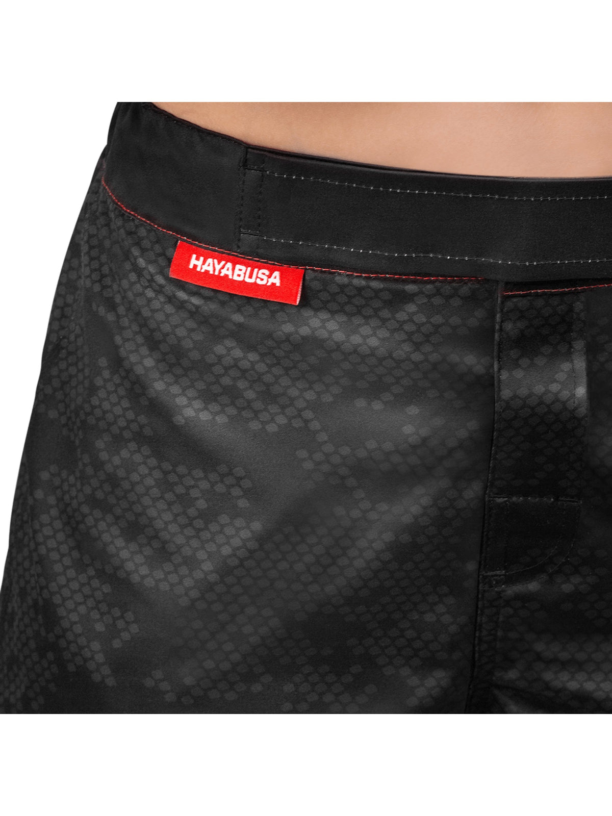 Hayabusa Hexagon Youth Fight Shorts – Waistband Detail