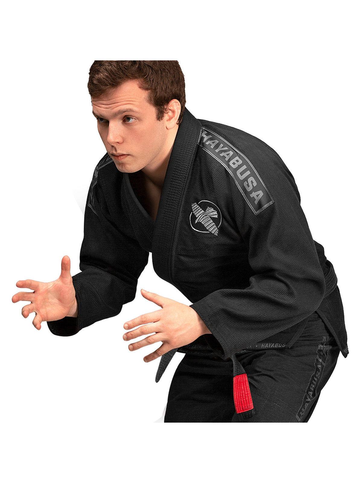 Hayabusa Lightweight Jiu-Jitsu Gi, black, image 4