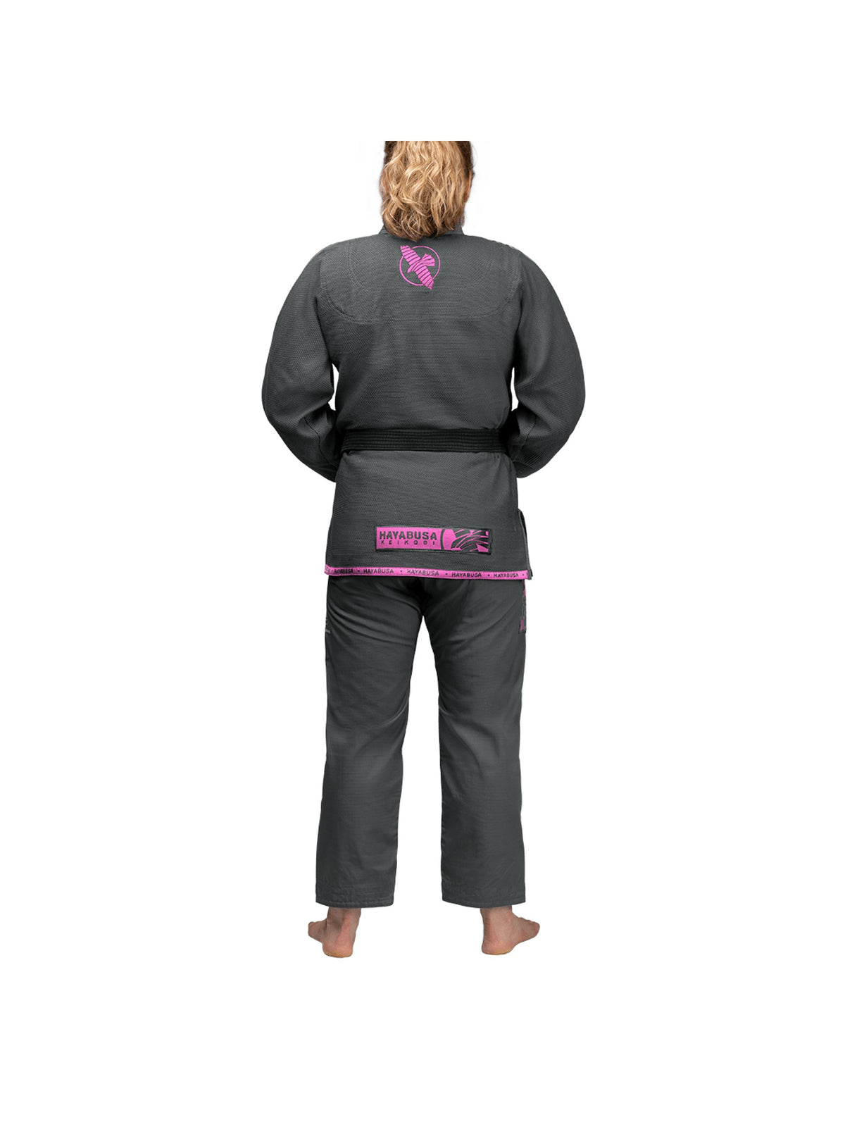 Hayabusa Lightweight Jiu-Jitsu Gi, grey/pink, image 2
