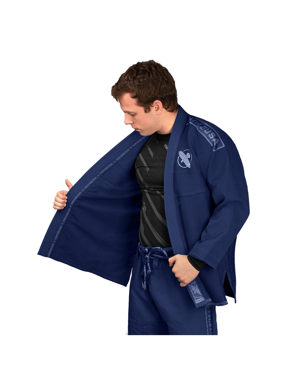 Hayabusa Lightweight Jiu-Jitsu Gi, navy, image 3