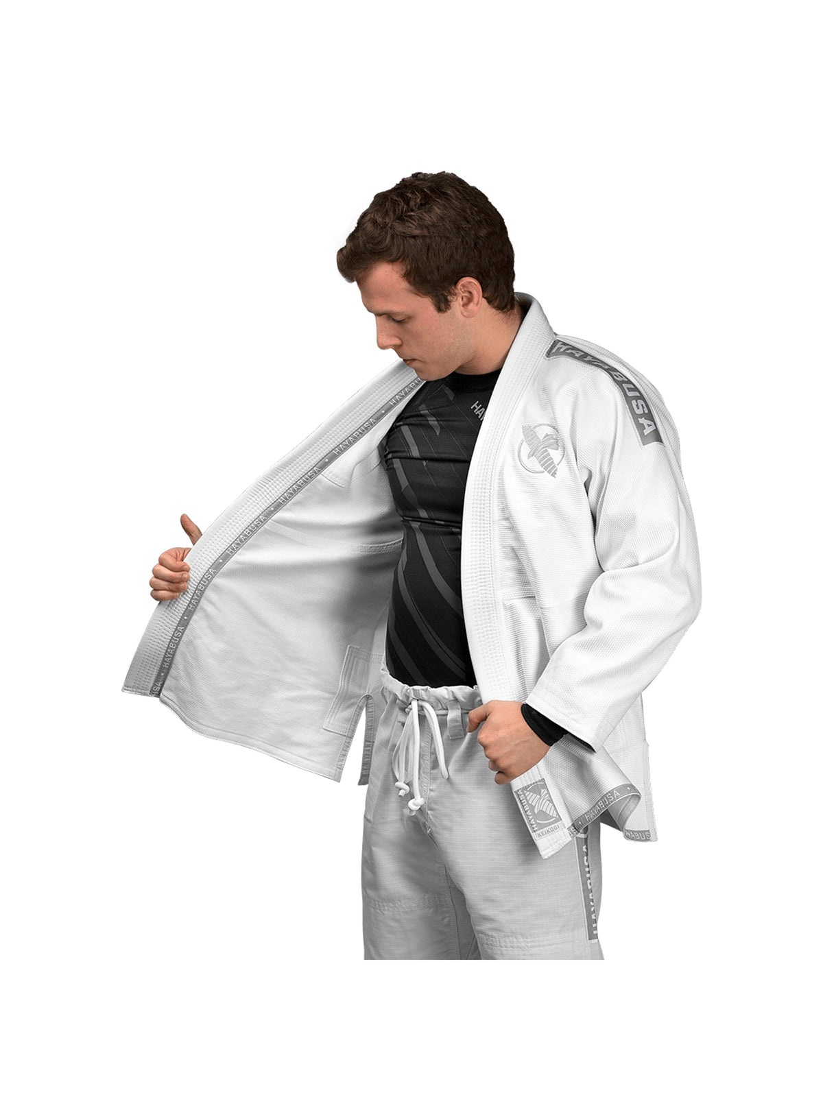 Hayabusa Lightweight Jiu-Jitsu Gi, white, image 3