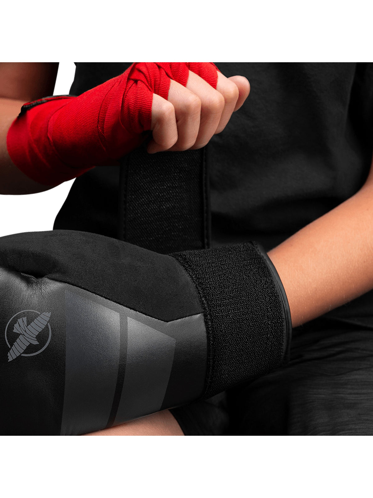 Hayabusa S4 Youth Boxing Gloves, black, image 3