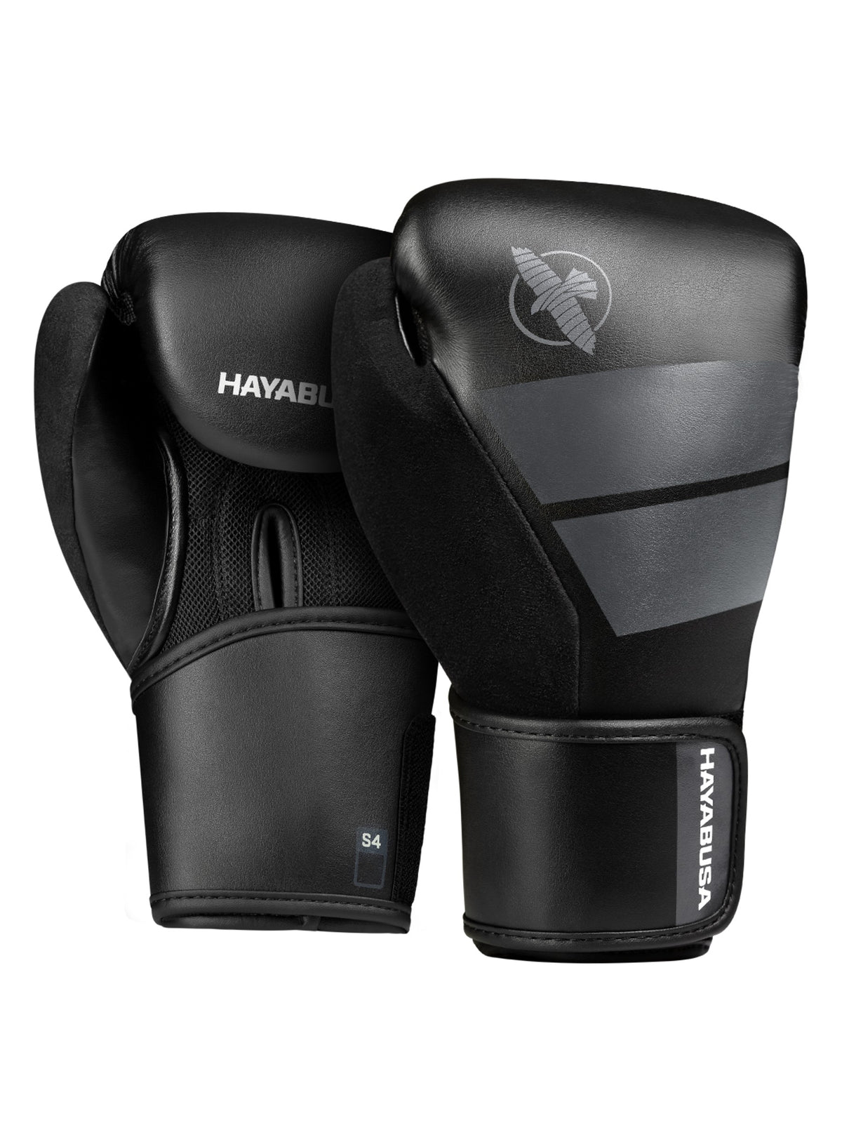 Hayabusa S4 Youth Boxing Gloves, black, main image
