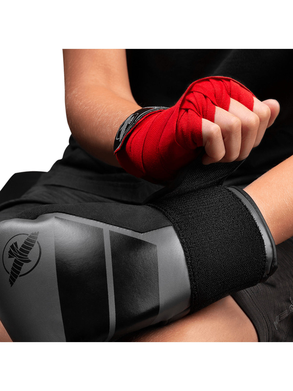 Hayabusa S4 Youth Boxing Gloves, charcoal, image 3