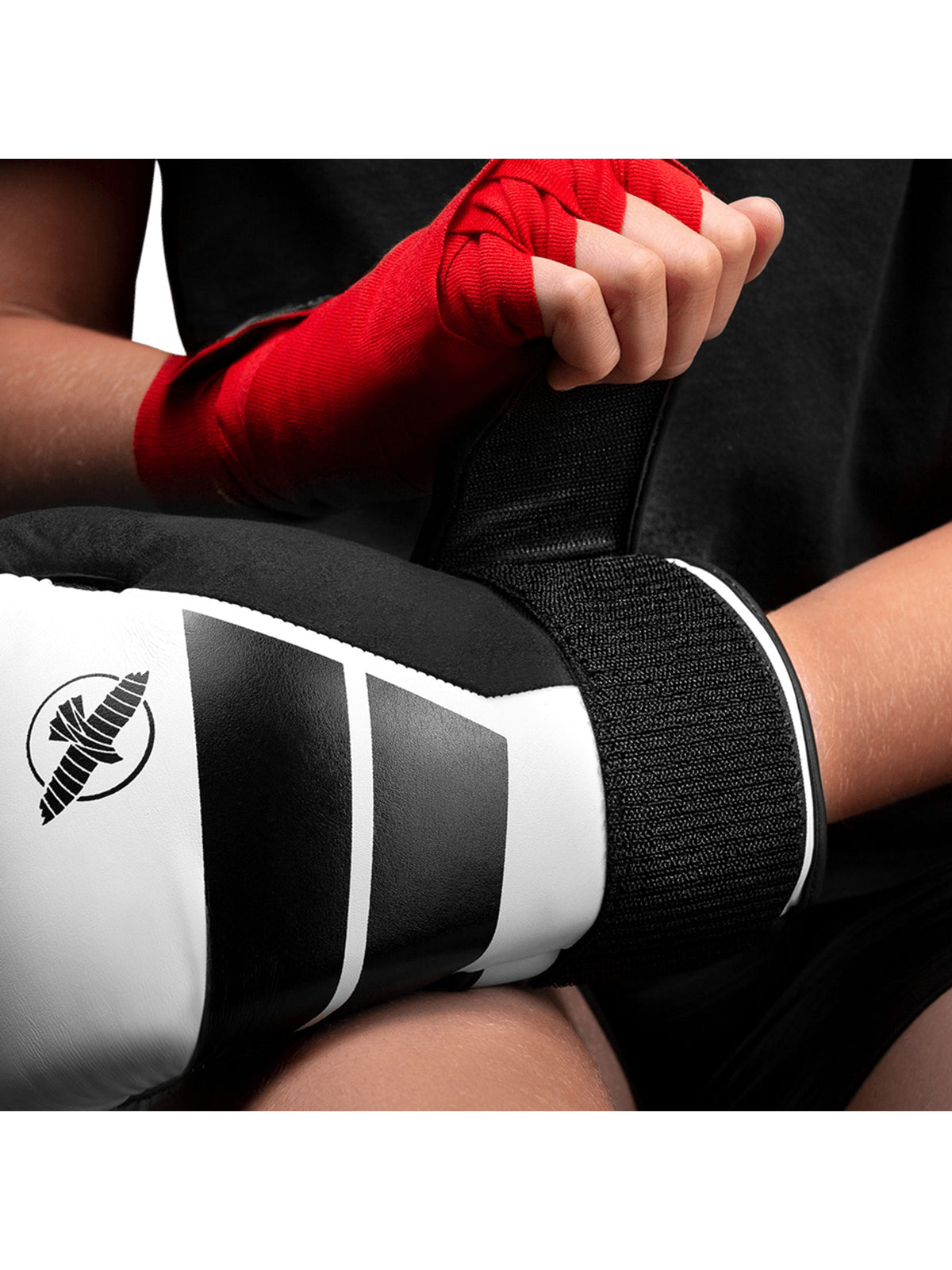 Hayabusa S4 Youth Boxing Gloves, white, image 3