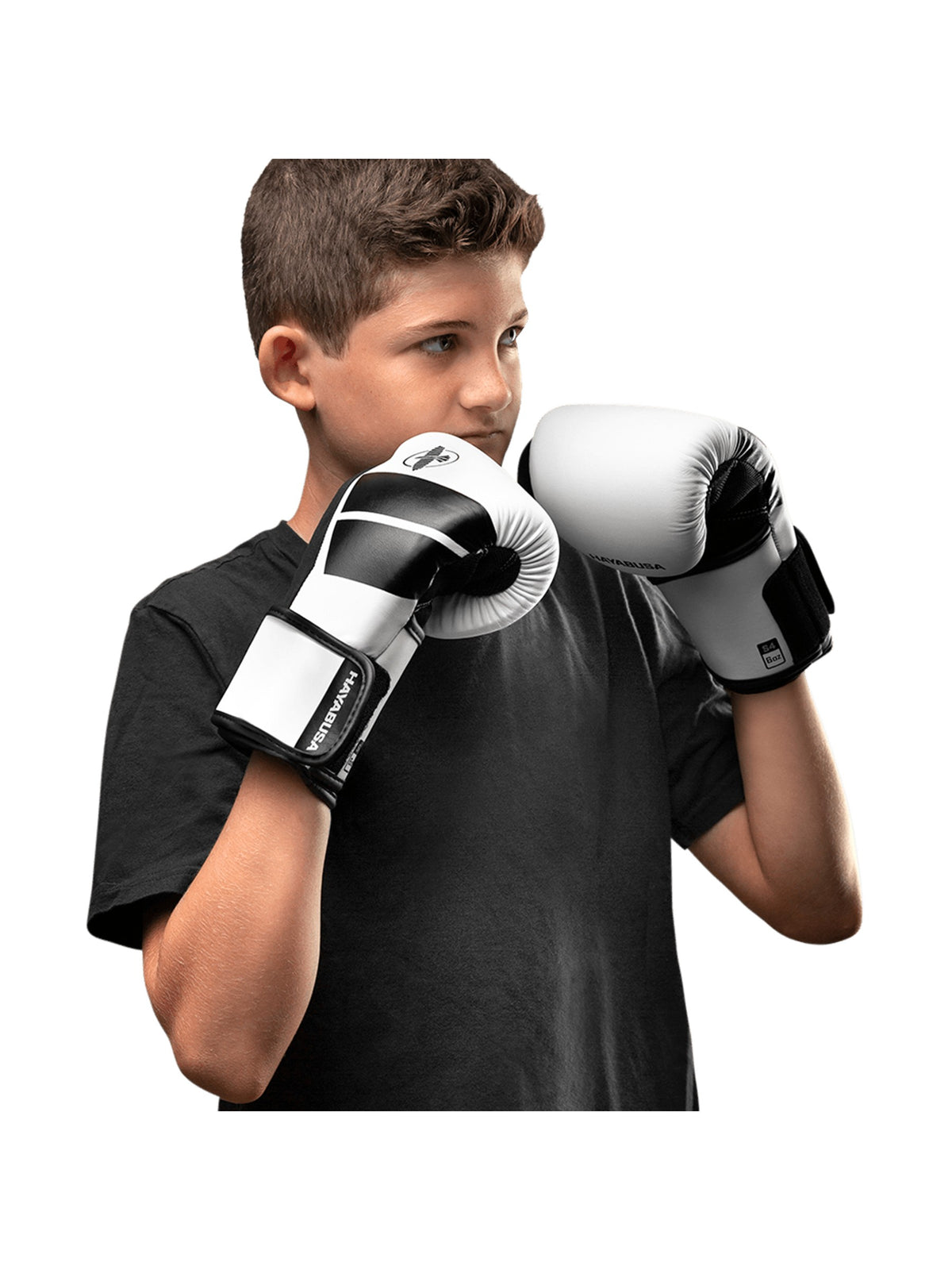 Hayabusa S4 Youth Boxing Gloves, white, image 4