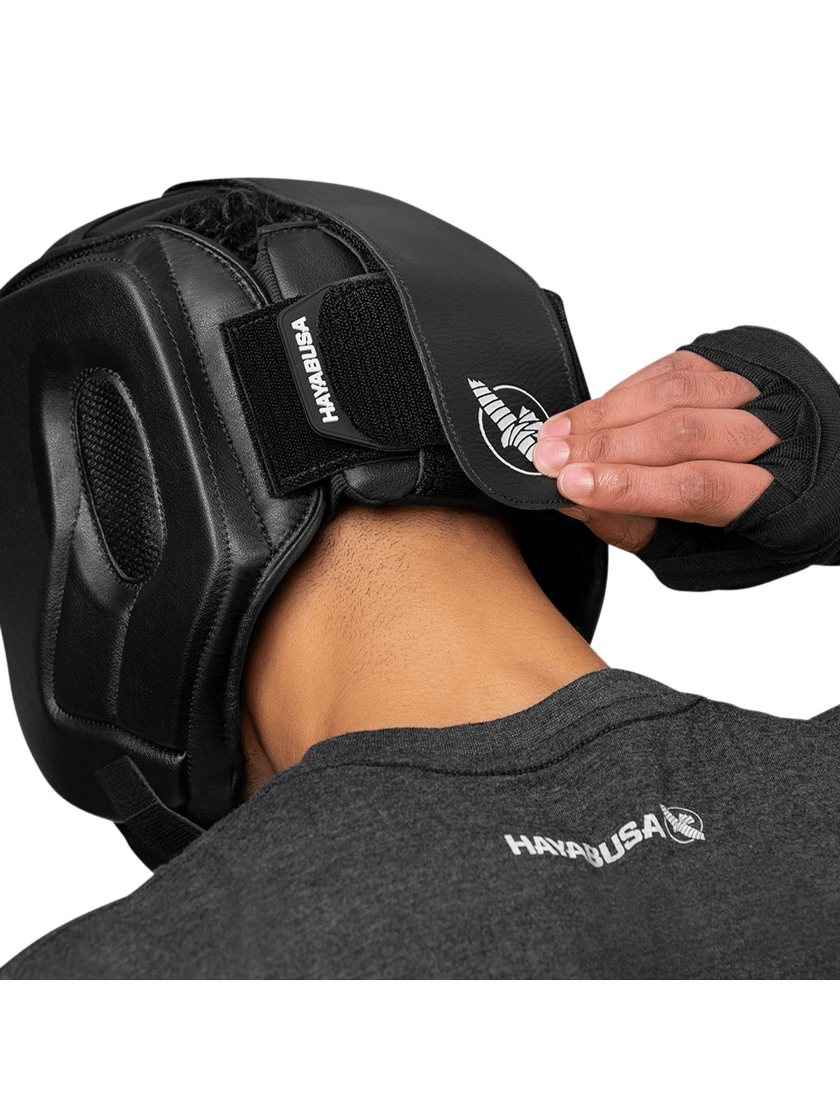 Hayabusa T3 Boxing Headgear, black, image 6