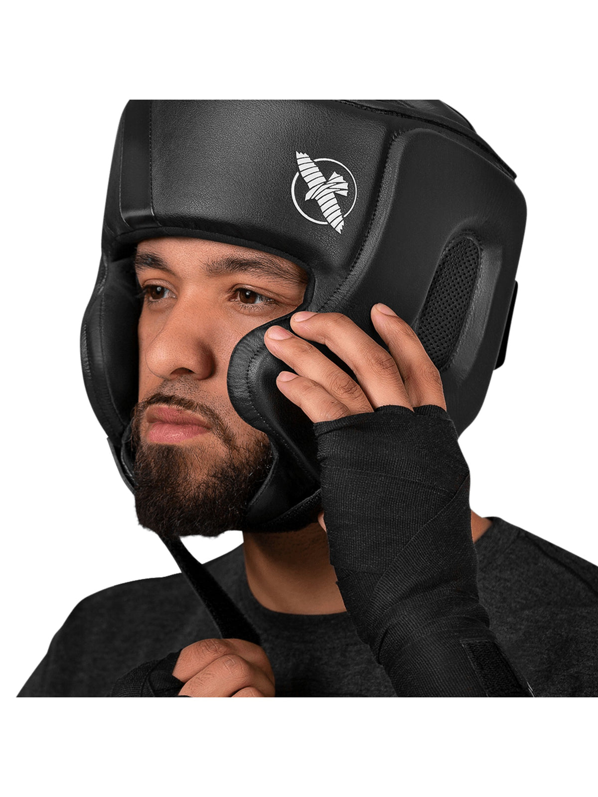 Hayabusa T3 Boxing Headgear, black, image 4