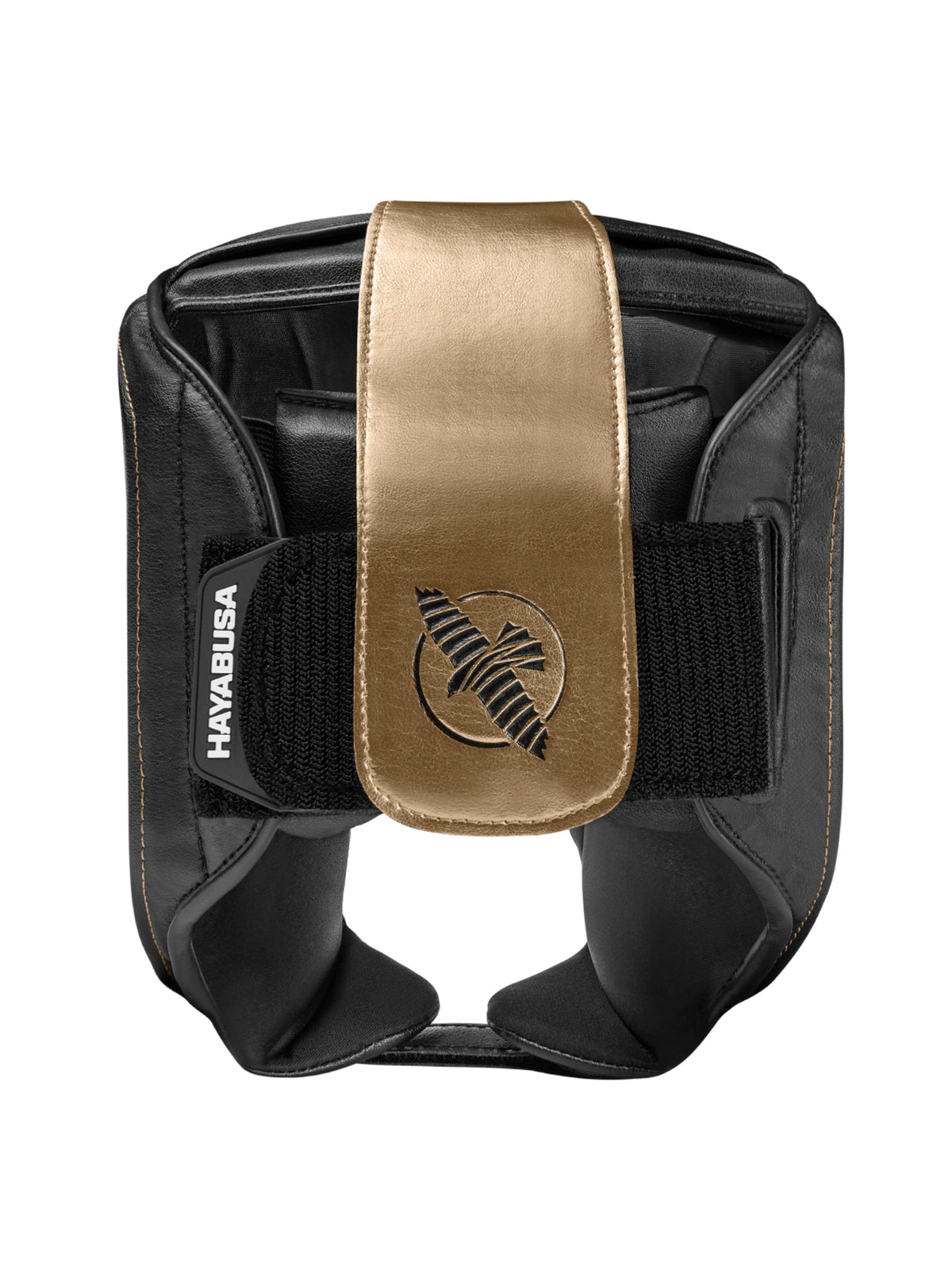 Hayabusa T3 Boxing Headgear – Black/Gold Back