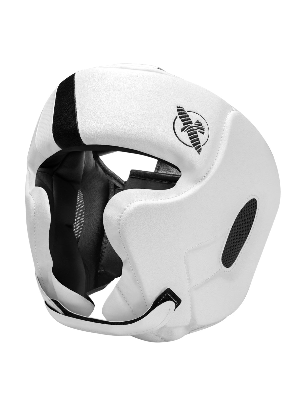 Hayabusa T3 Boxing Headgear, white/black, main image