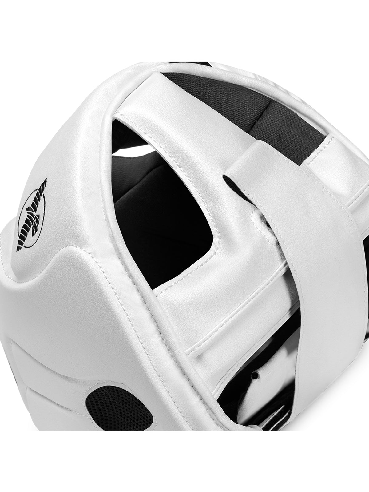 Hayabusa T3 Boxing Headgear, white/black, image 3
