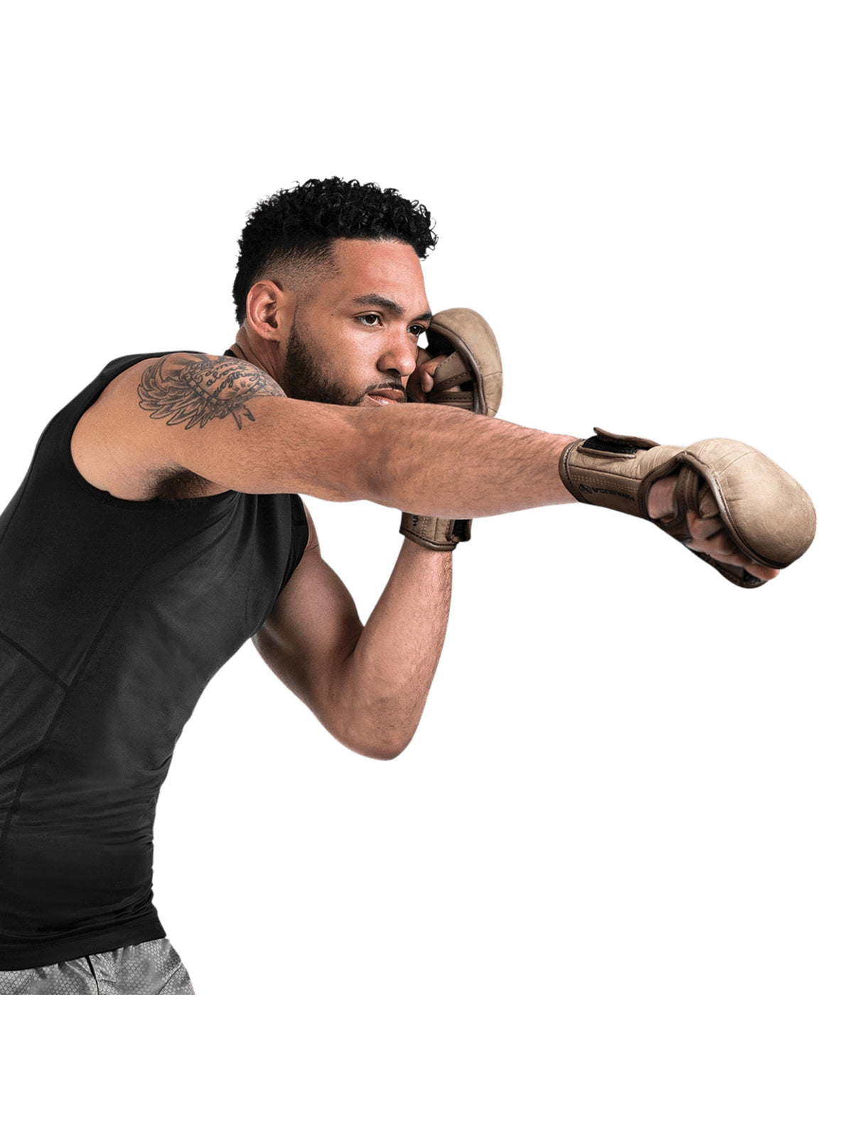 Hayabusa T3 LX 7oz Hybrid Gloves - Action Shot