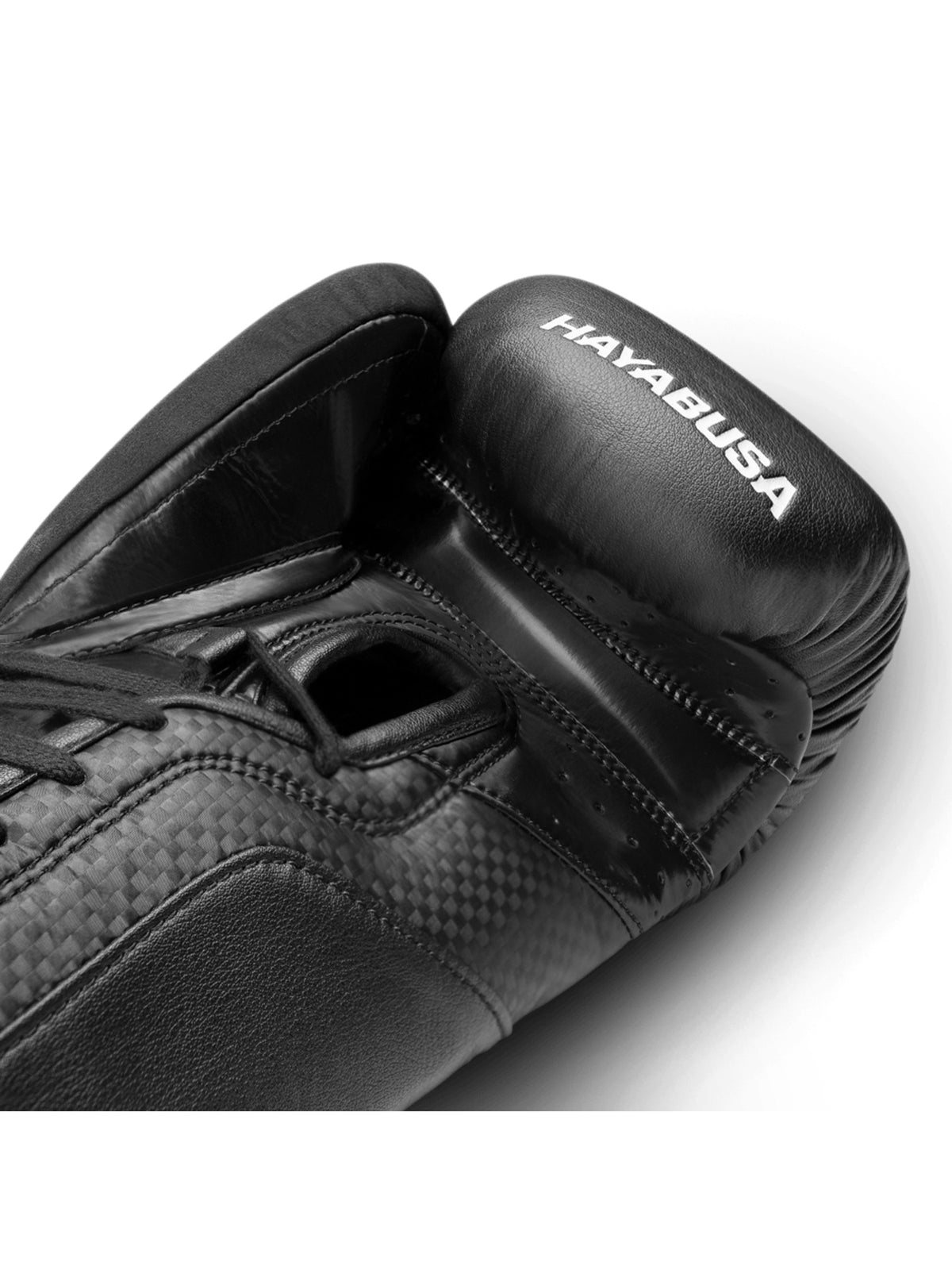 Hayabusa T3 Lace Up Boxing Gloves, black, image 3