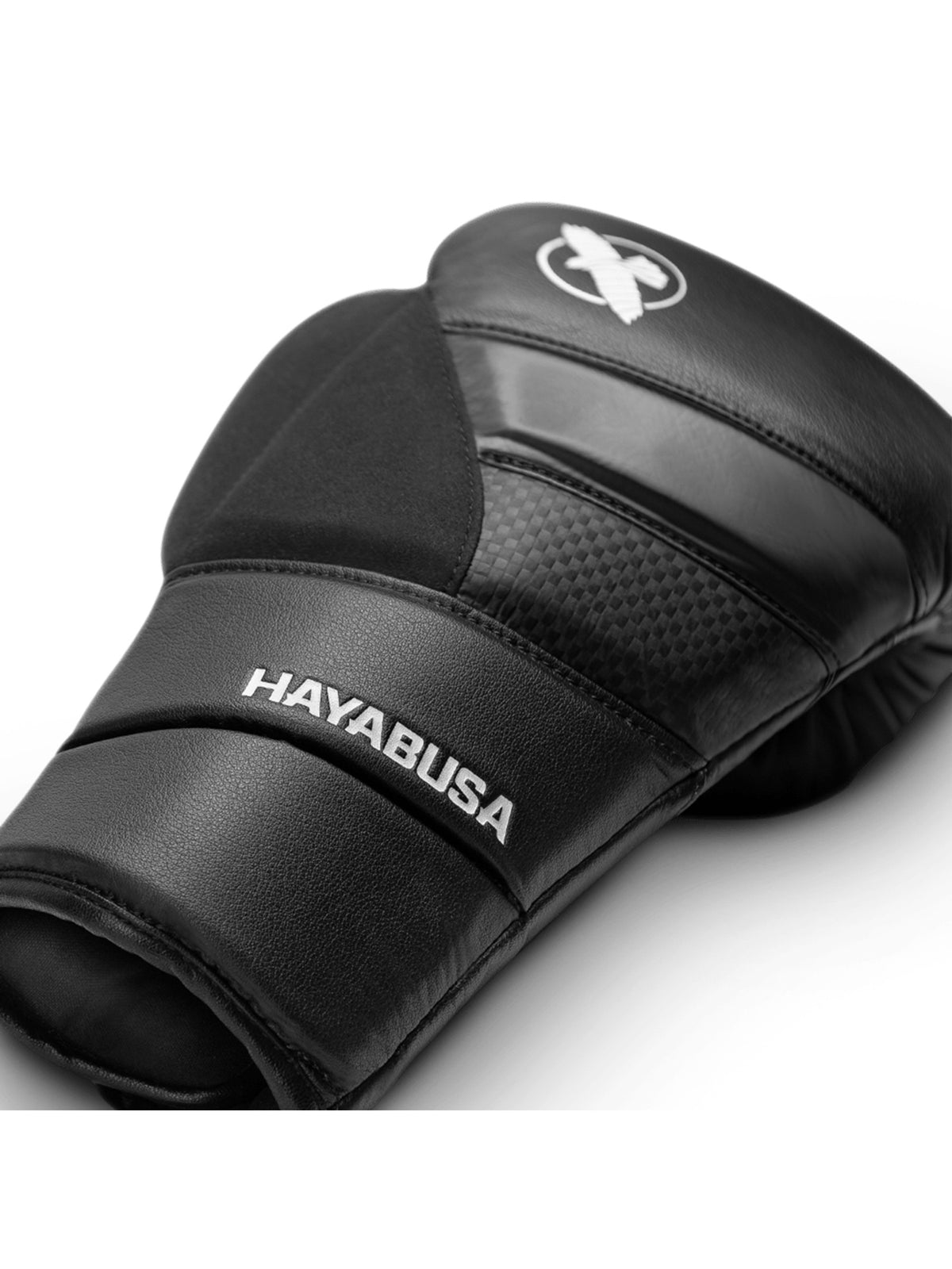 Hayabusa T3 Lace Up Boxing Gloves, black, image 4