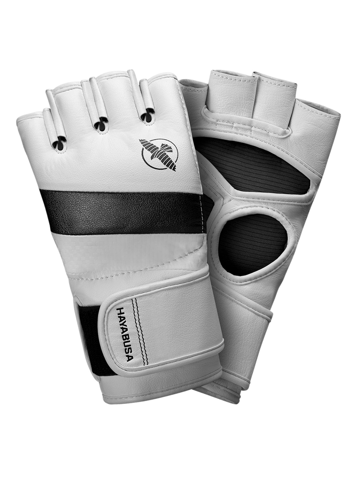 Hayabusa T3 MMA 4oz Gloves, white/black, main image