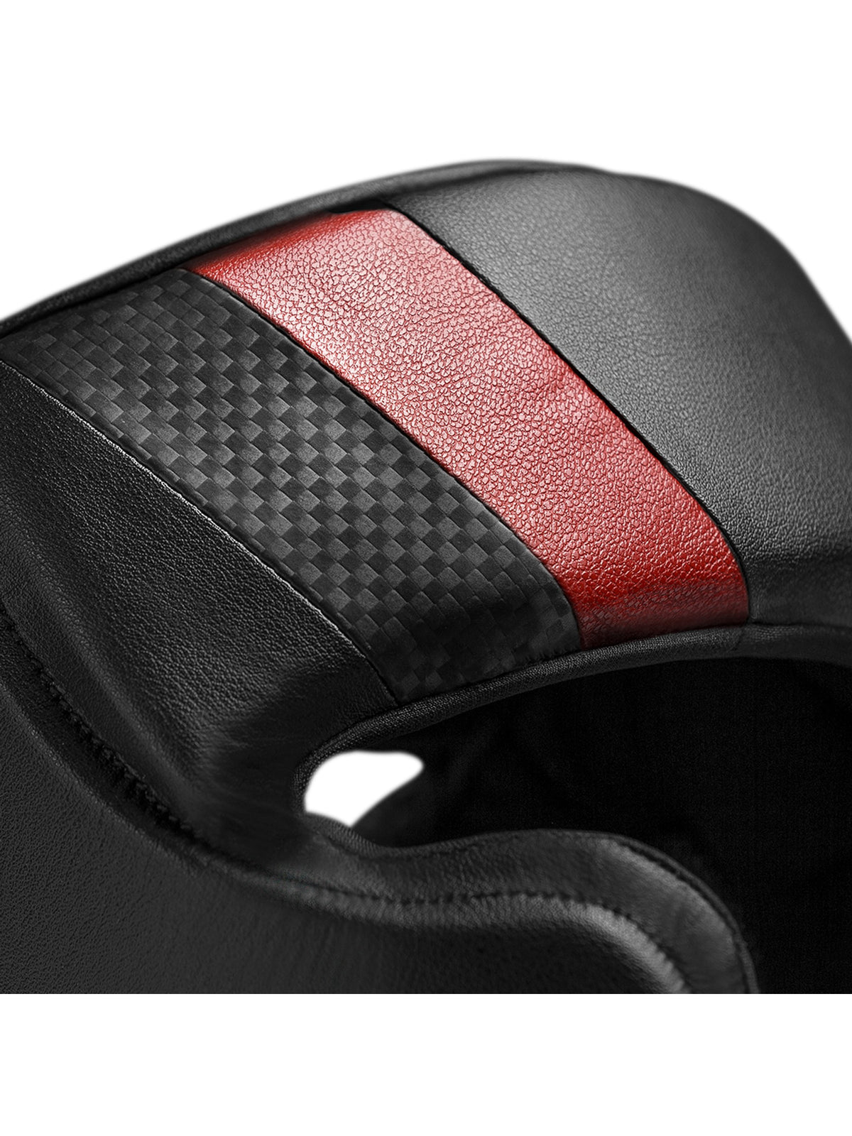 Hayabusa T3 MMA Headgear, black/red, image 3