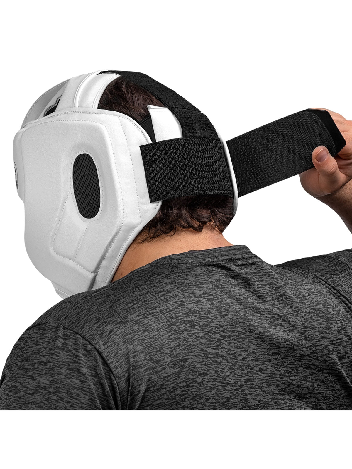 Hayabusa T3 MMA Headgear, white/black, image 4