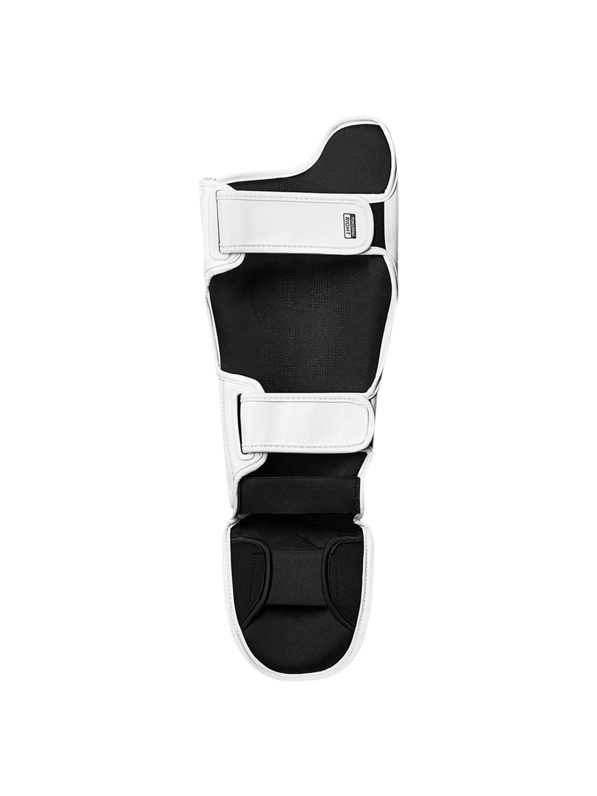 Hayabusa T3 Striking Shin Guards, white/black, image 2