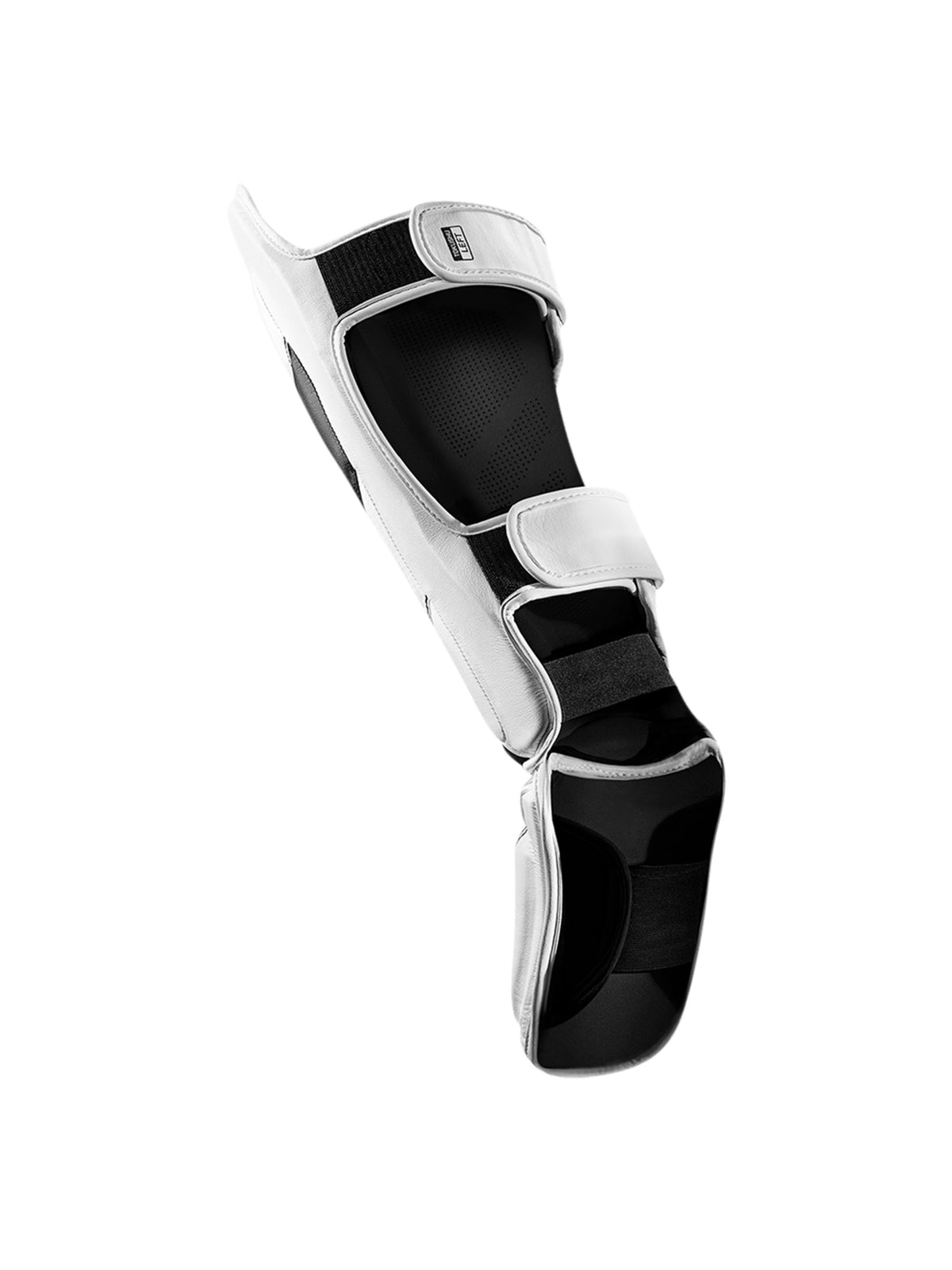 Hayabusa T3 Striking Shin Guards, white/black, image 3