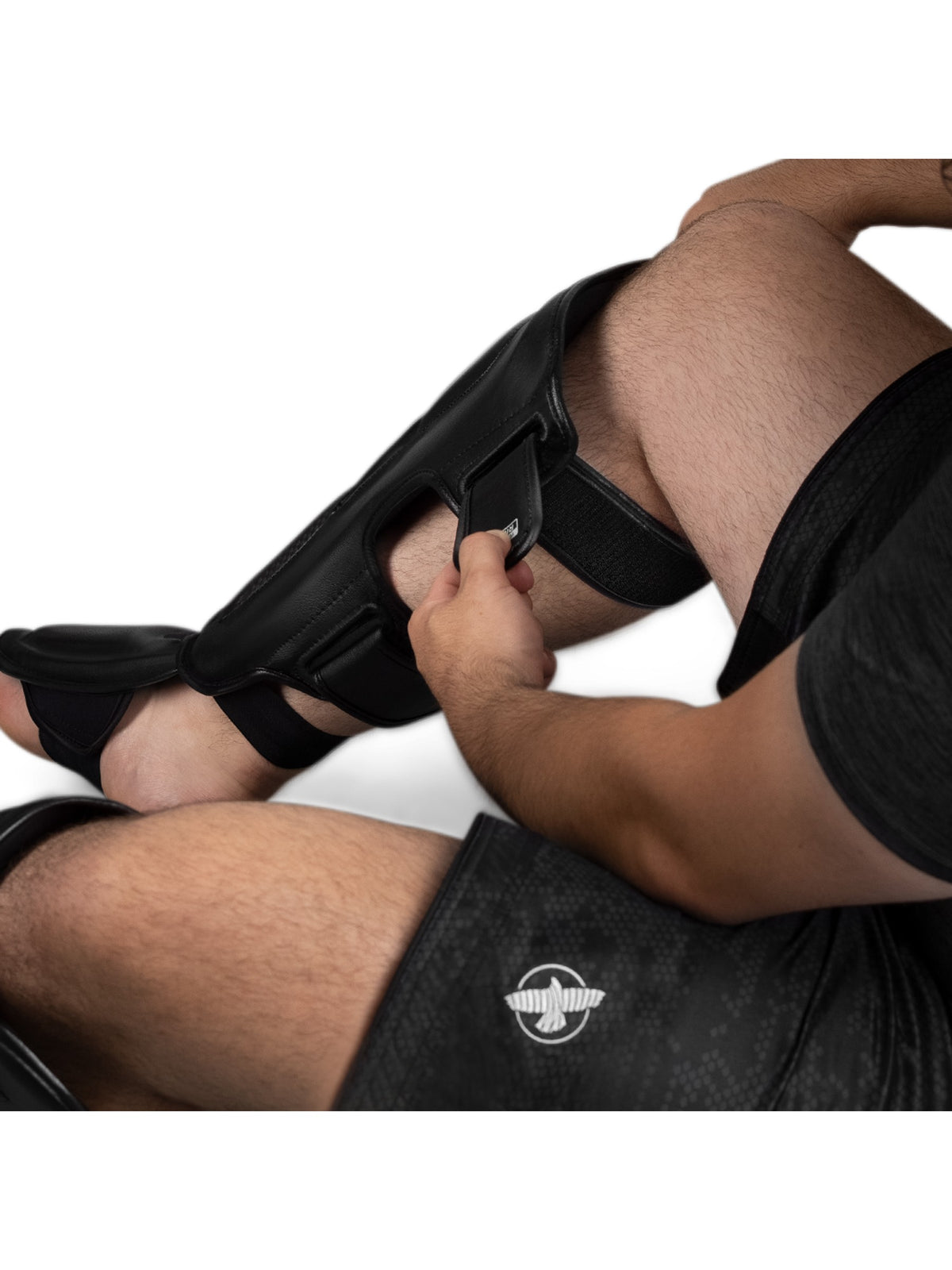 Hayabusa T3 Striking Shin Guards, black, image 4