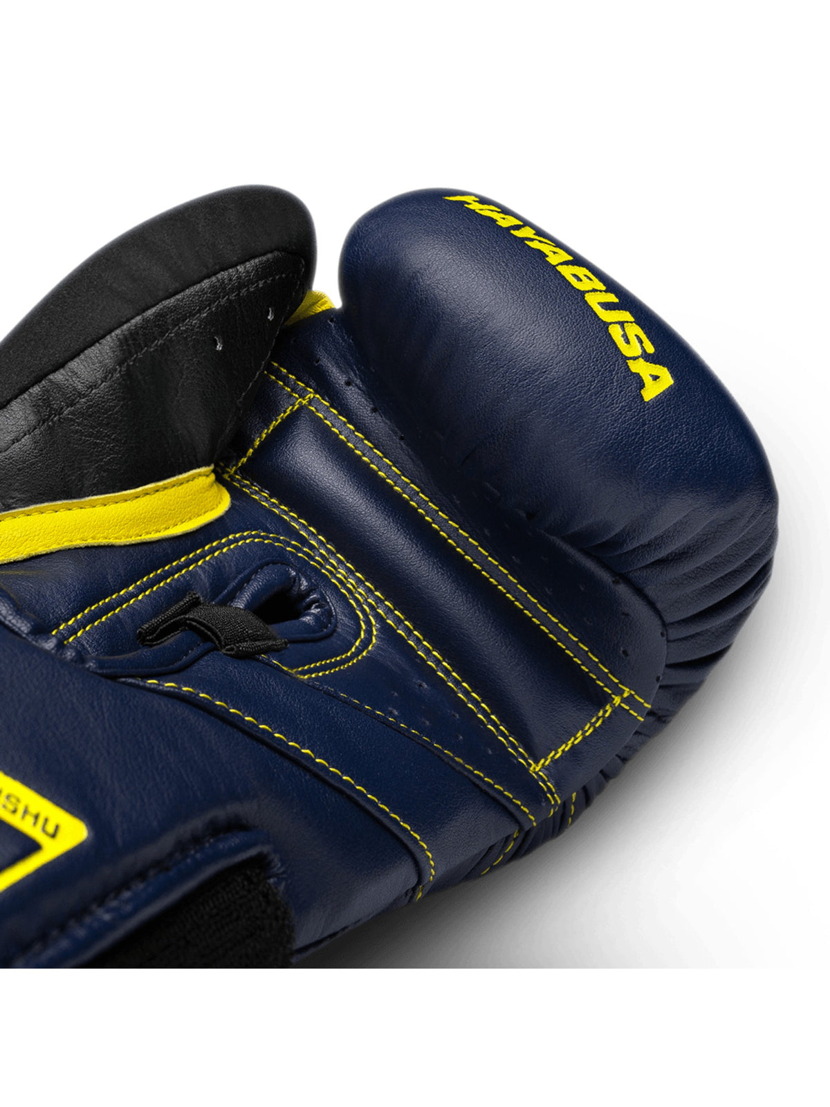 Hayabusa T3 Boxing Gloves, navy/yellow, image 4