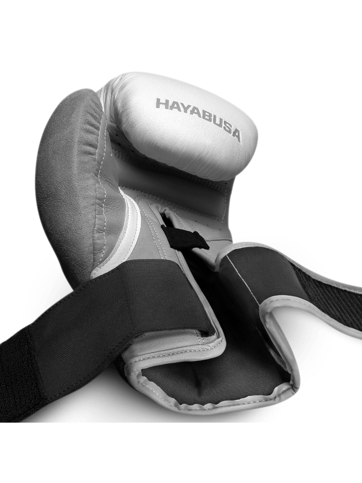 Hayabusa T3 Boxing Gloves, white/grey, image 3