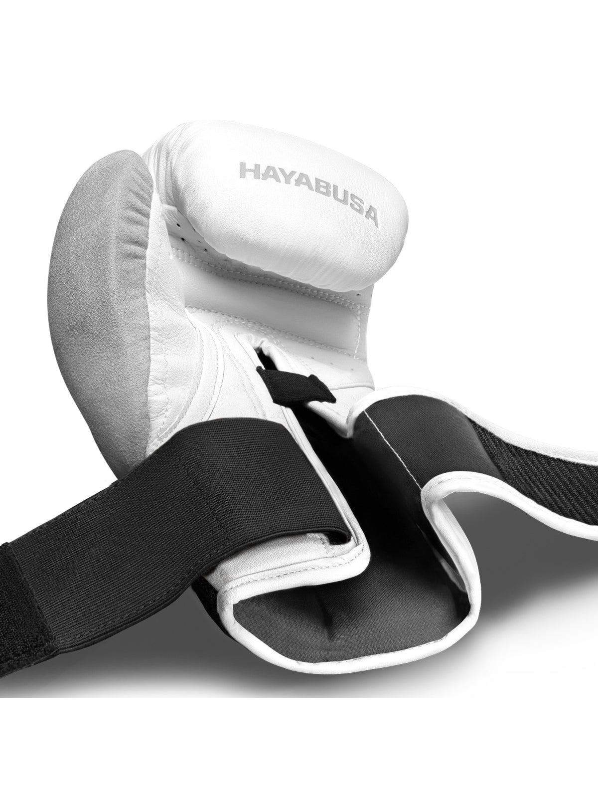 Hayabusa T3 Boxing Gloves, white/iridescent, image 3