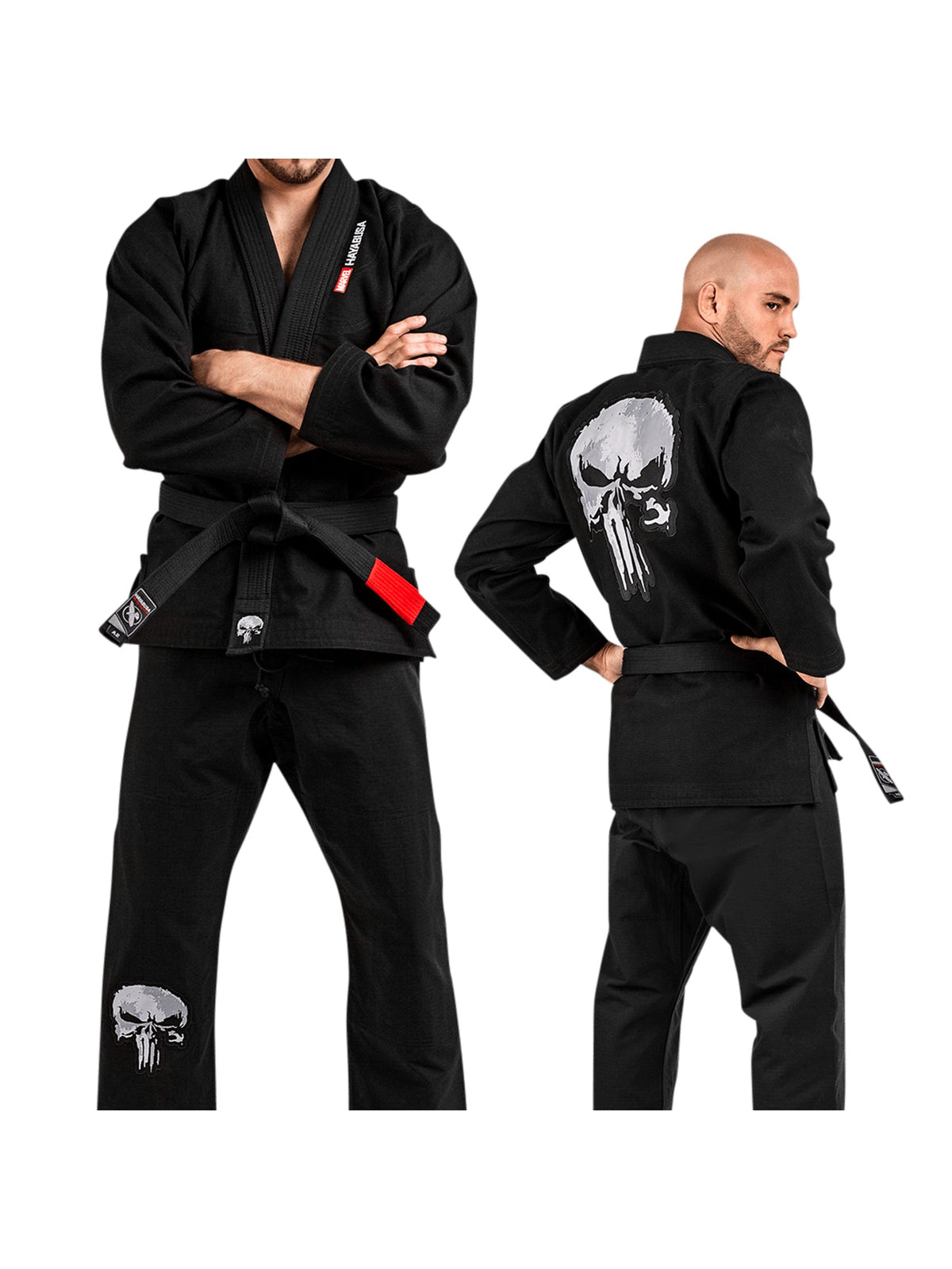 Marvel's The Punisher Jiu-Jitsu Gi, black, main image