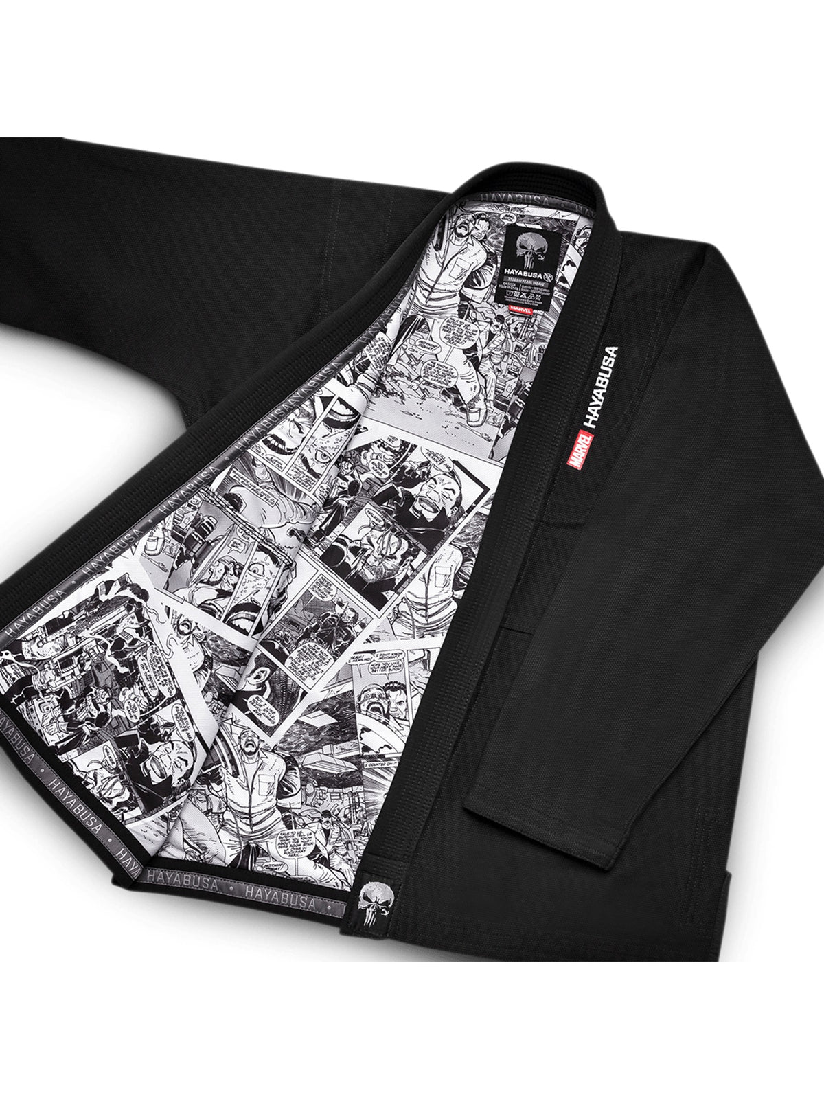Marvel's The Punisher Jiu-Jitsu Gi, black, image 5