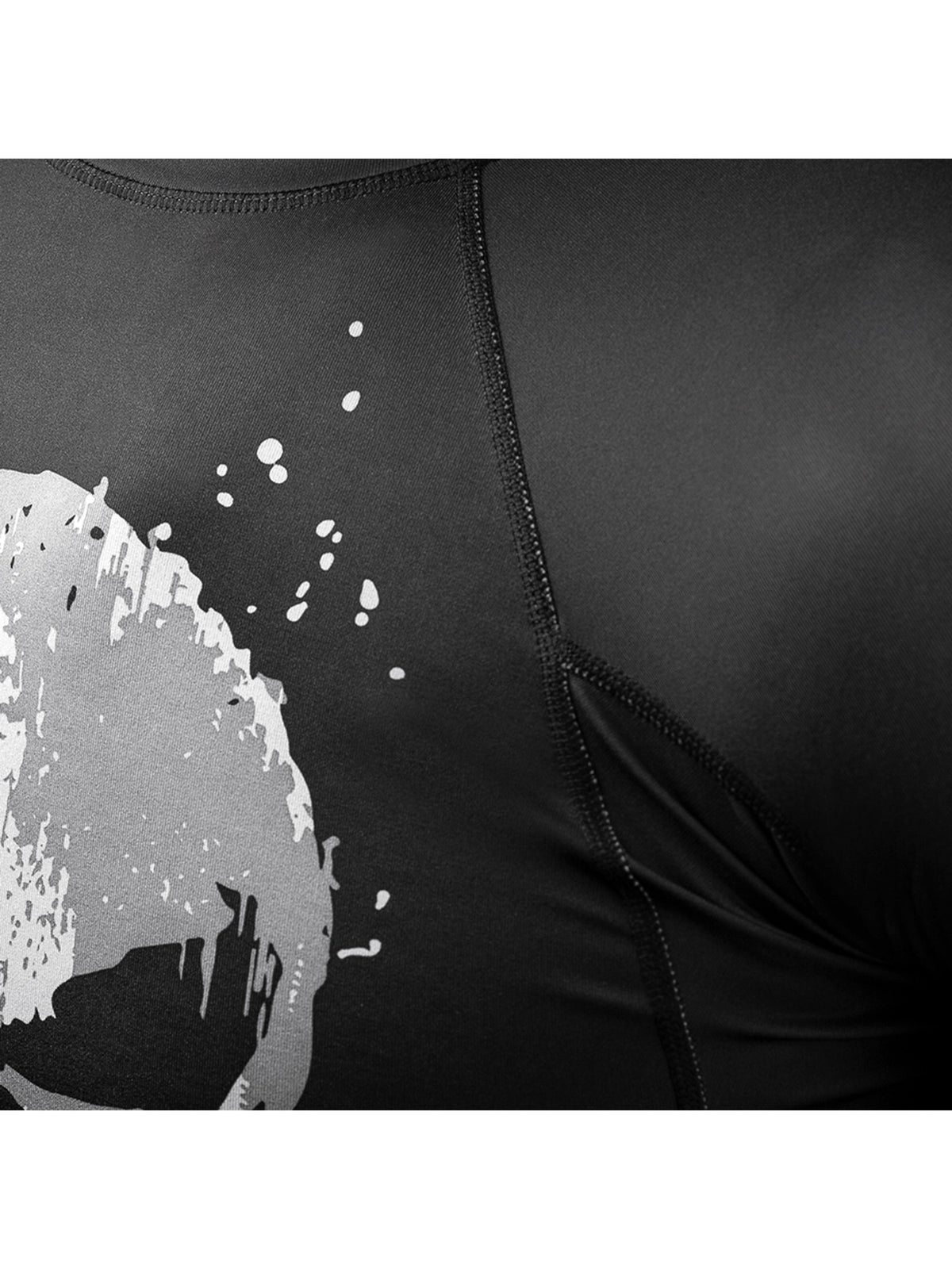 Marvel's The Punisher Long Sleeve Rash Guard, black, image 6