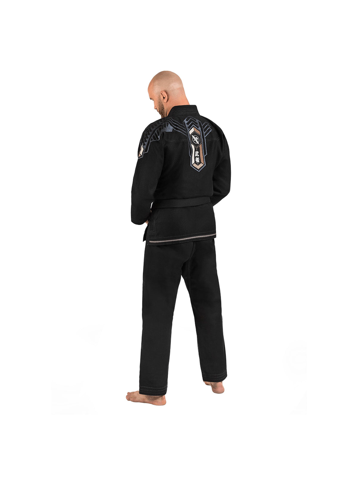 Hayabusa Warrior Gold Weave Jiu-Jitsu Gi, black, main image
