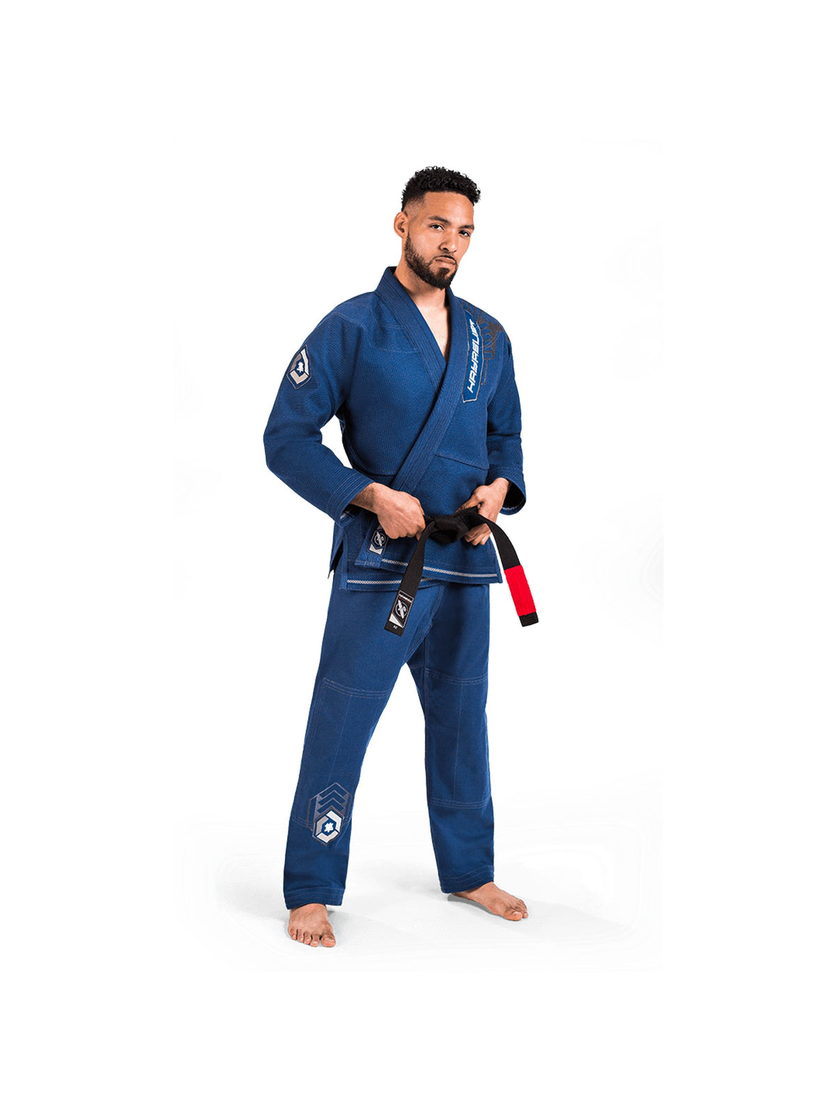 Hayabusa Warrior Gold Weave Jiu-Jitsu Gi, blue, main image