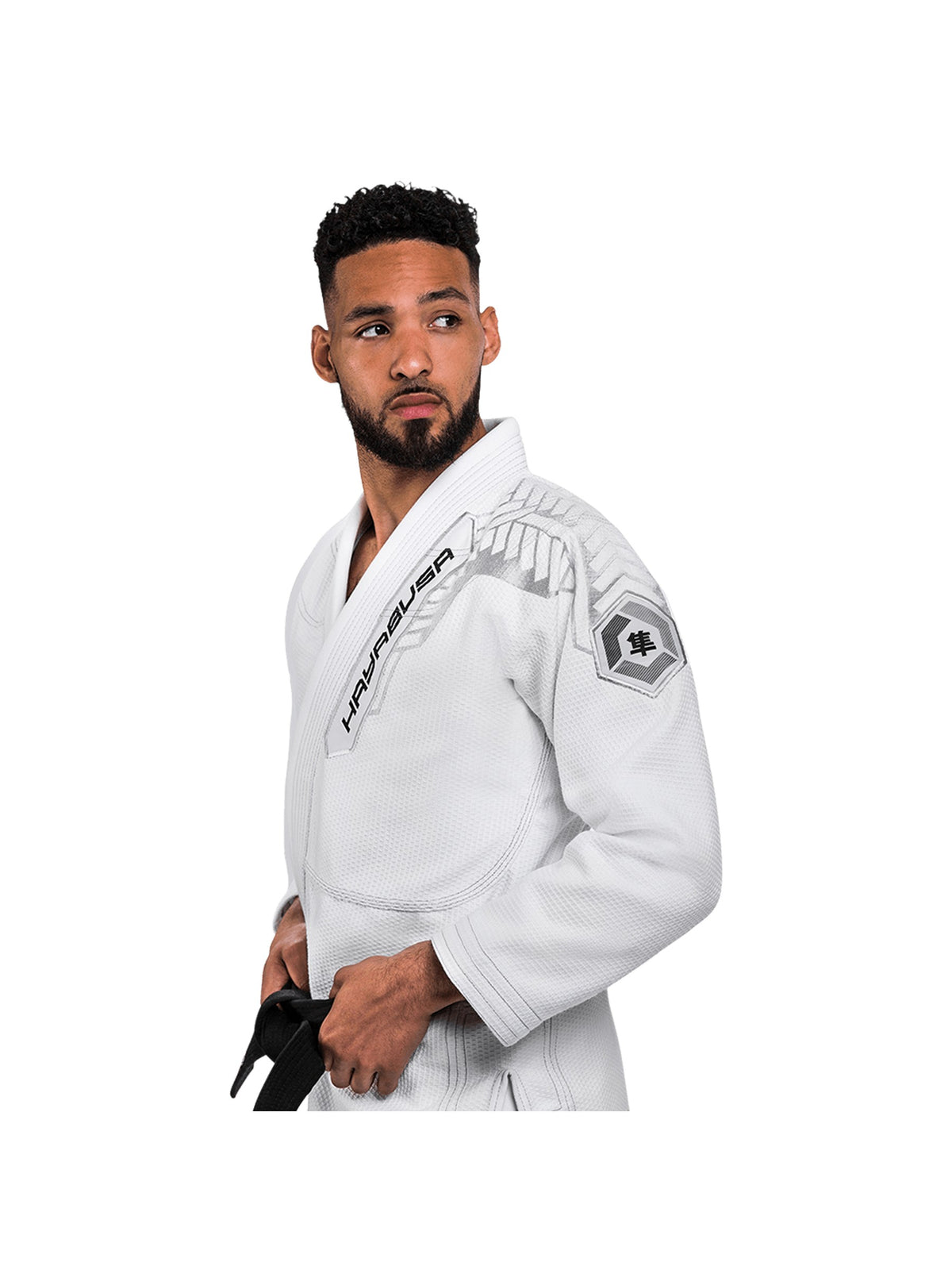 Hayabusa Warrior Gold Weave Jiu-Jitsu Gi, white, image 3