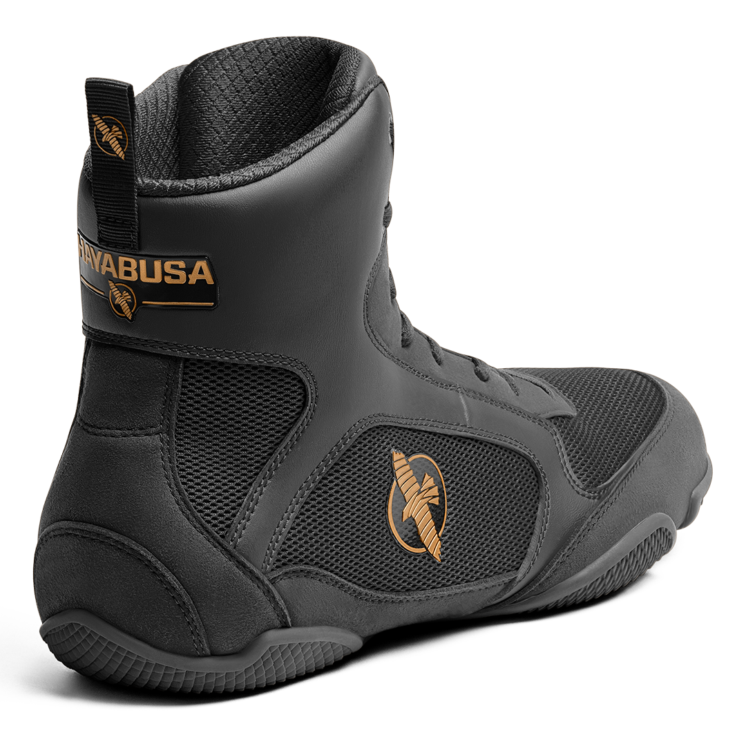 Hayabusa Pro Boxing Shoes – Black Back