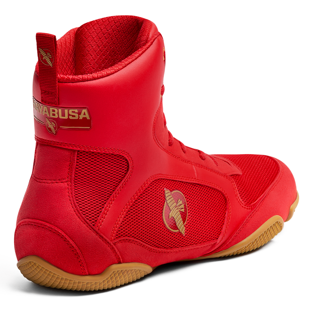 Hayabusa Pro Boxing Shoes – Red Back