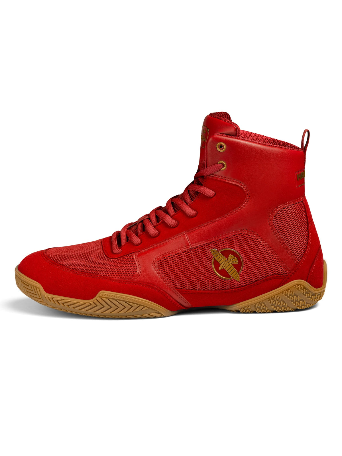 Hayabusa Pro Boxing Shoes, red, image 2