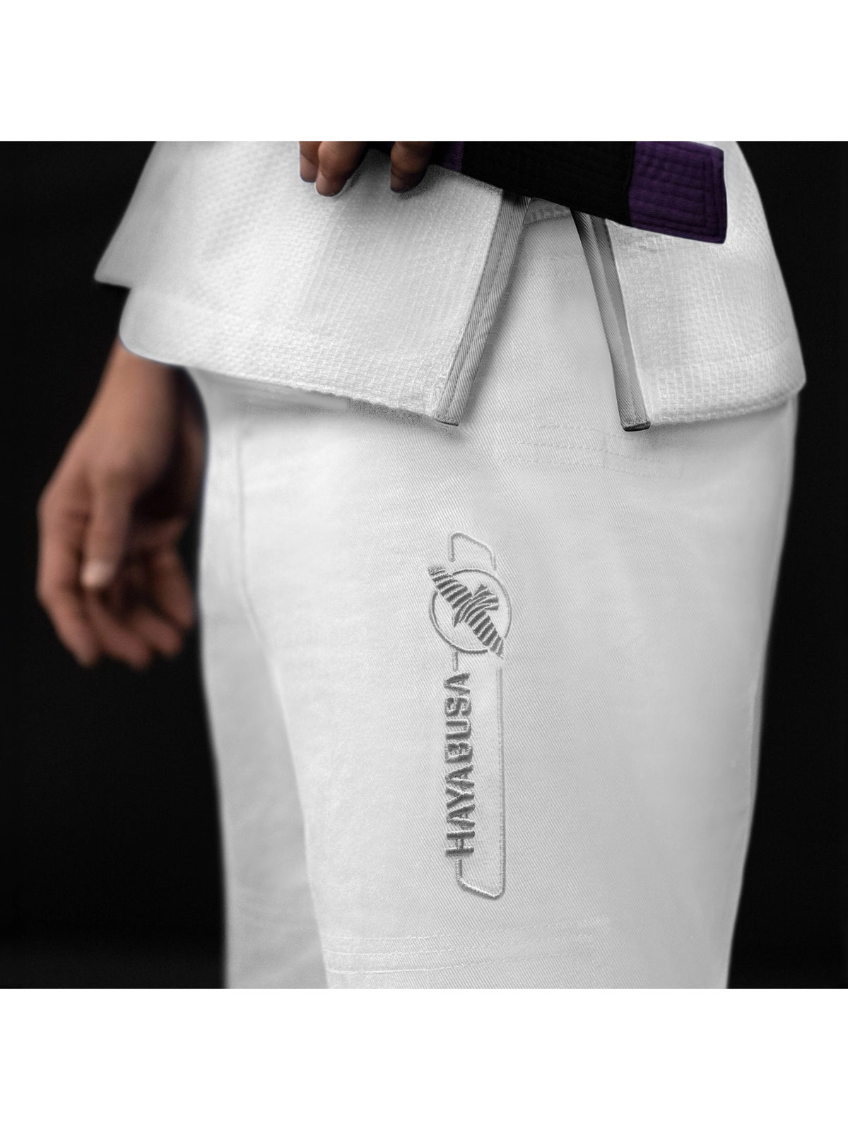 Hayabusa Essential Gold Weave Jiu-Jitsu Gi, white, image 4