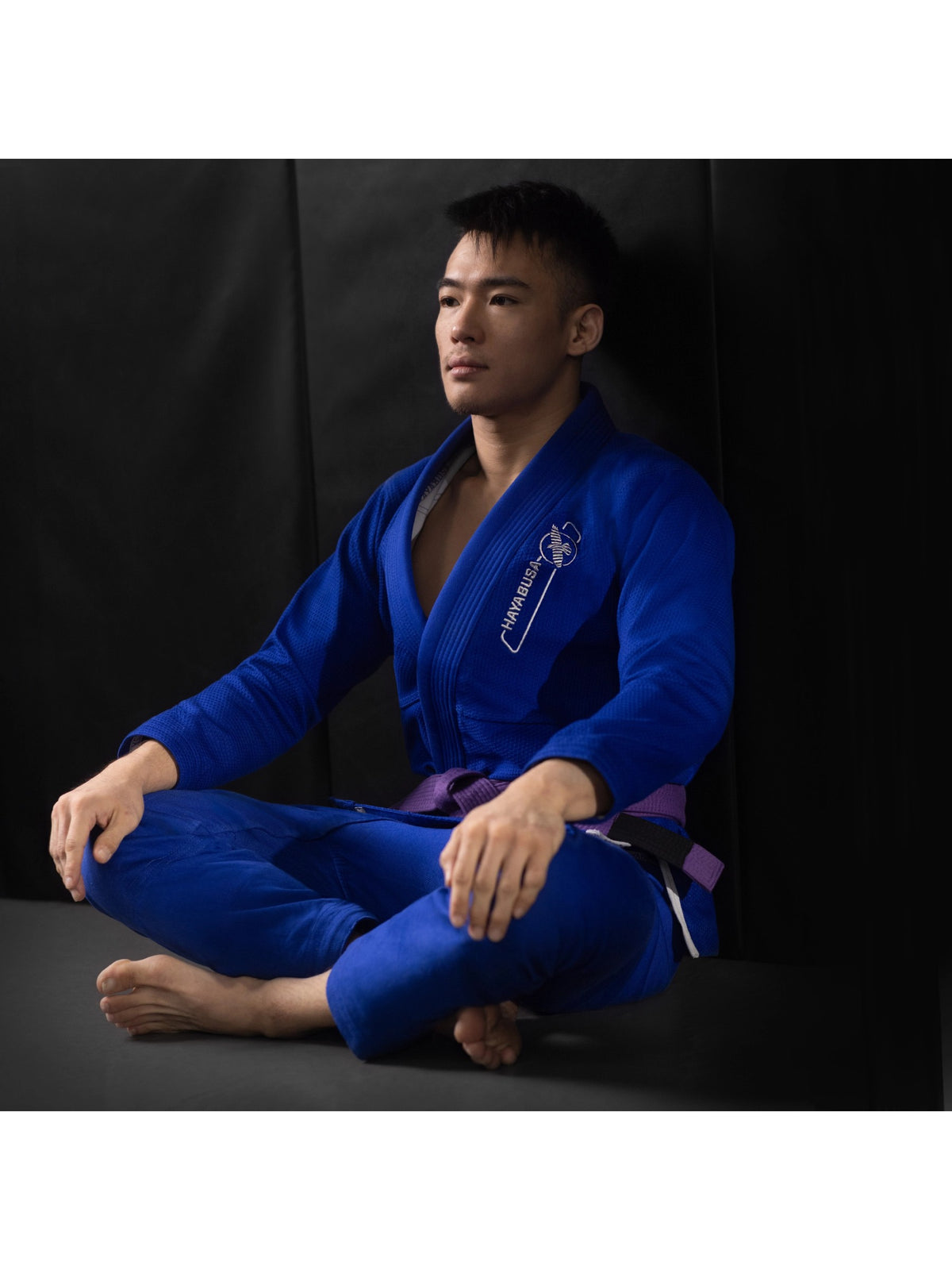 Hayabusa Essential Gold Weave Jiu-Jitsu Gi, blue, image 5