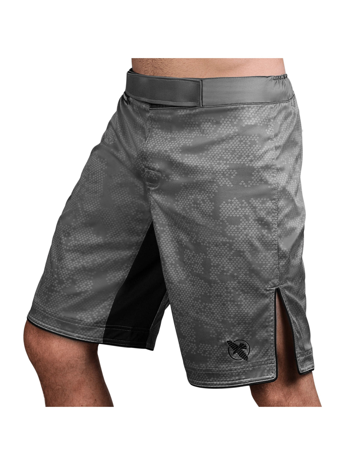 Hayabusa Hexagon MMA Shorts, grey, main image